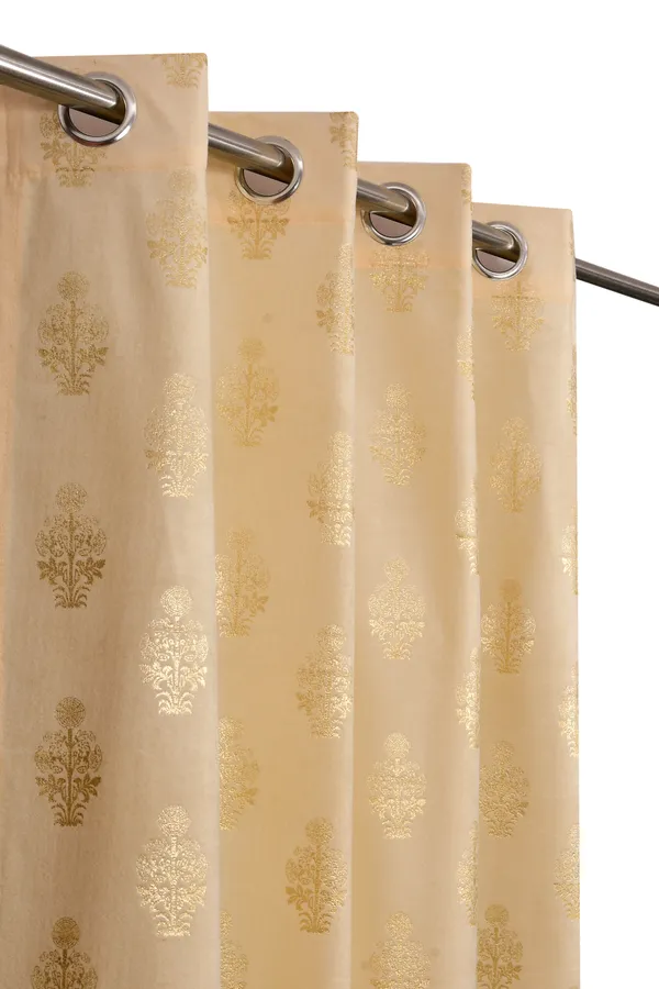 Elegant_Gold_Damask_Printed_Curtain_Panel_With_Grommet_Top