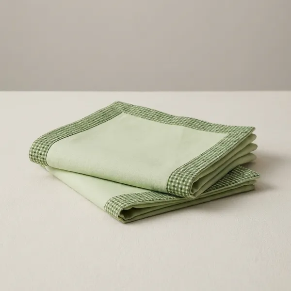 Green_Waffle_Weave_Kitchen_Towels_Set_(Pack_Of_2)