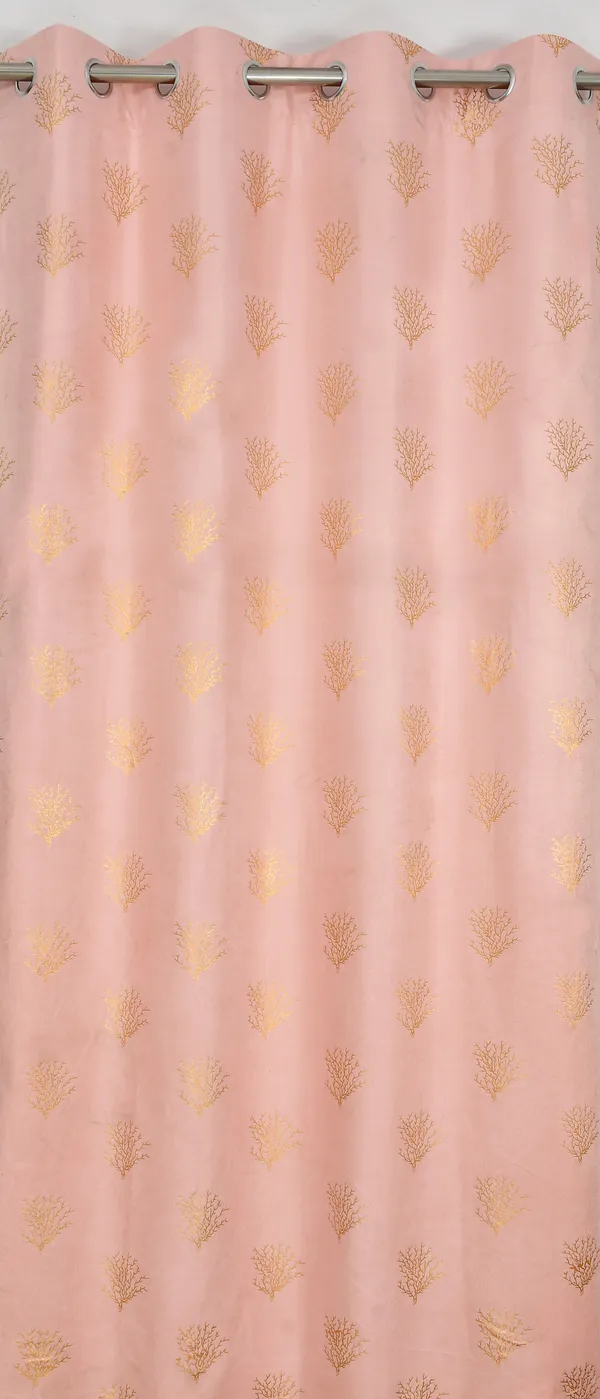 Pink_Grommet_Curtain_With_Golden_Tree_Branch_Embroidery_Pack_Of_2