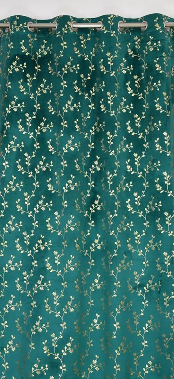 Emerald_Green_Velvet_Curtain_With_Gold_Floral_Embroidery