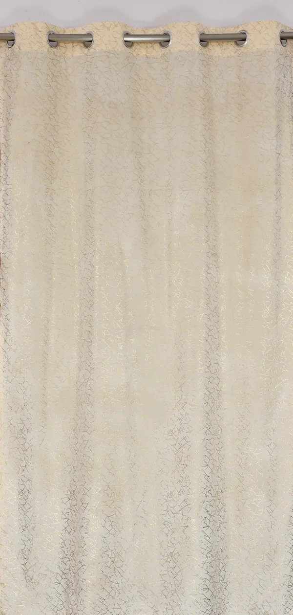 Cream_Textured_Grommet_Curtain_Panel_With_Metallic_Detailing