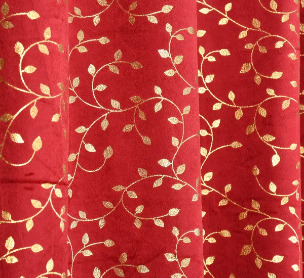 Red_And_Gold_Floral_Vine_Embroidered_Grommet_Curtain_Panel