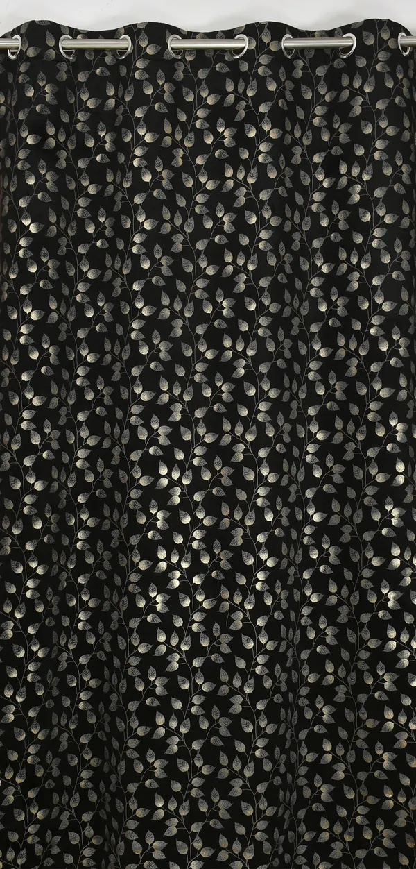Black_Metallic_Dot_Print_Grommet_Curtain_Set_-_Set_Of_2_Panels