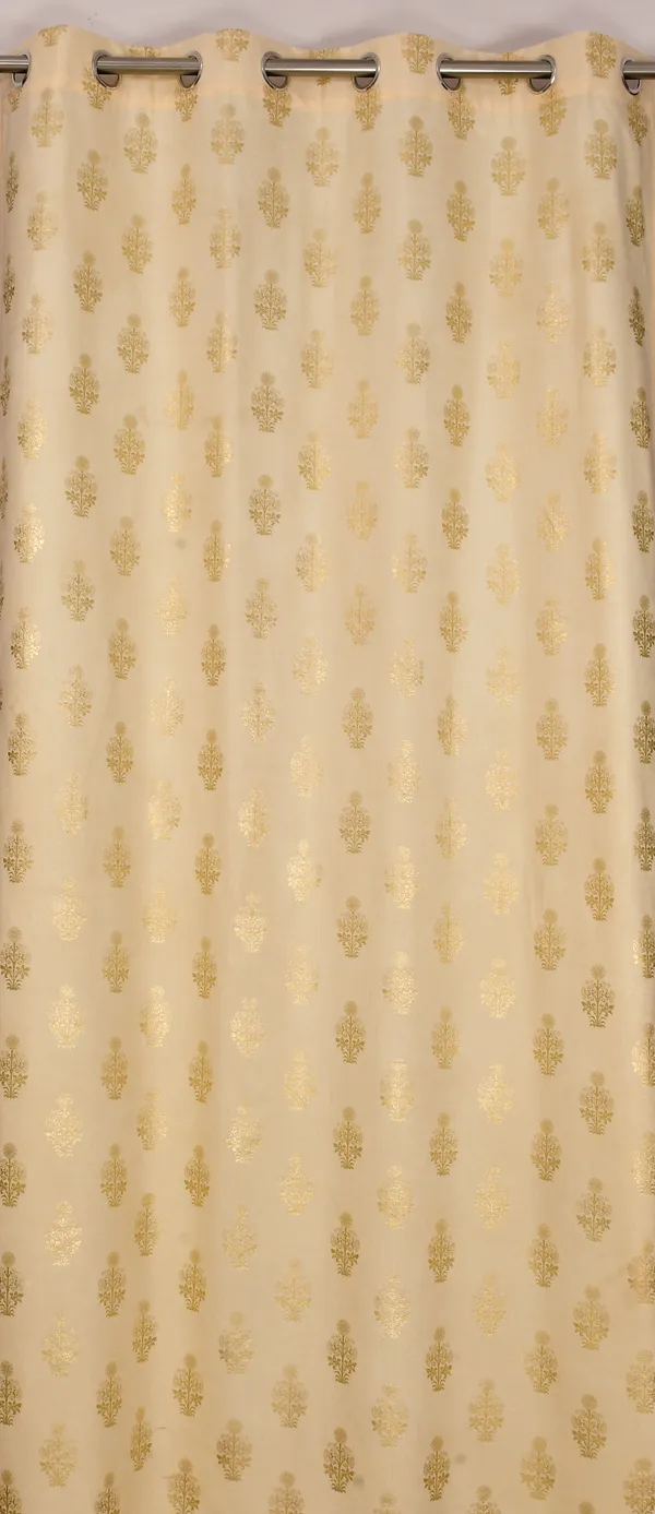 Elegant_Gold_Damask_Printed_Curtain_Panel_With_Grommet_Top