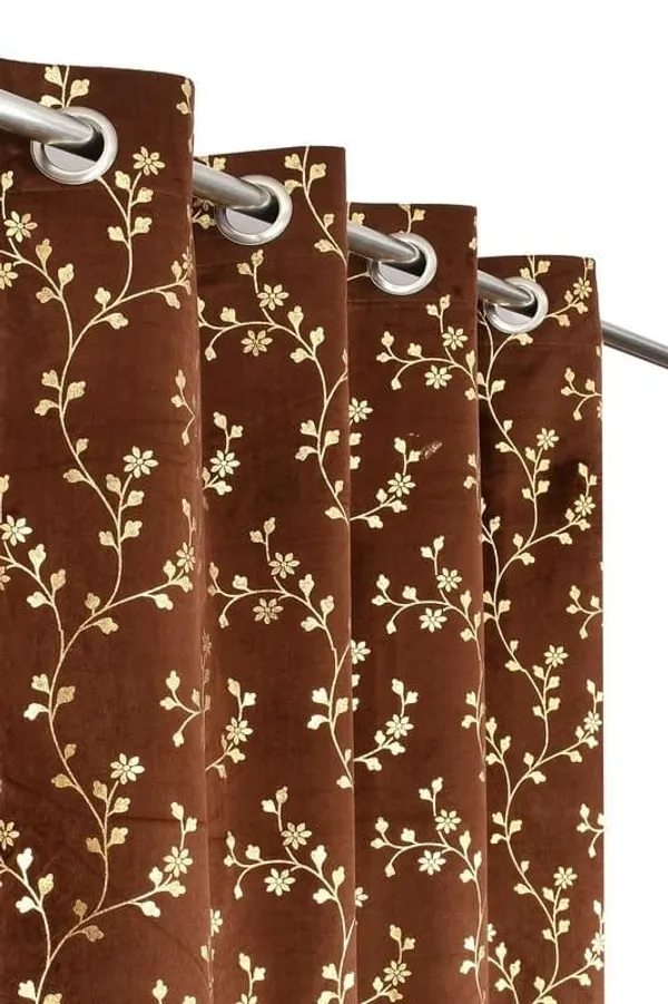 Brown_Floral_Embroidered_Eyelet_Curtain_Set_-_Set_Of_2_Panels