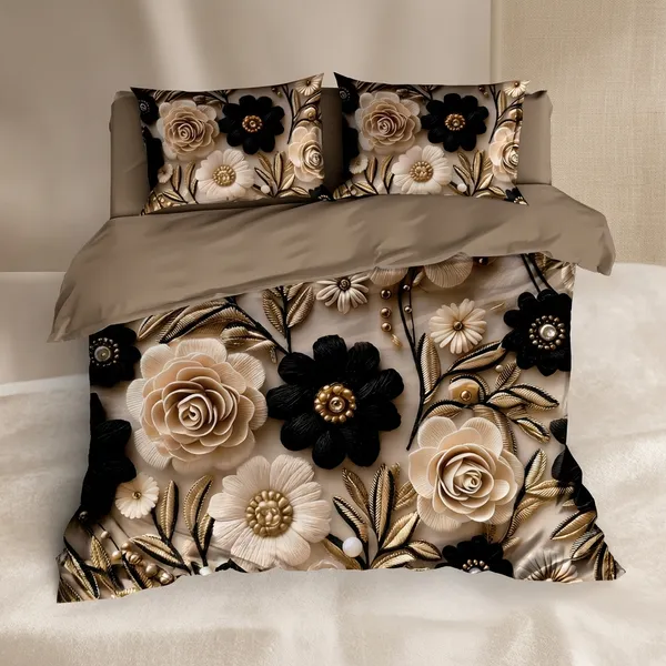 7D_Printed_Elegant_Floral_Duvet_Cover_Set_With_Matching_Pillowcases