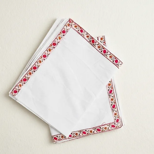 Floral_Border_Stationery_Paper_Set_-_Pink_&_Brown_Design