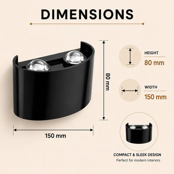 2+2_LED_Up_&_Down_Wall_Light