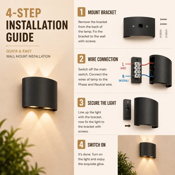 2+2_LED_Up_&_Down_Wall_Light