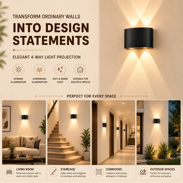 2+2_LED_Up_&_Down_Wall_Light