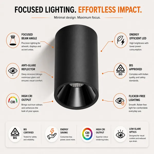 STARKLE_WARM_WHITE_3CCT_LED_Surface_Ceiling_Spot_Light_|_Anti-Glare_COB_Spotlight