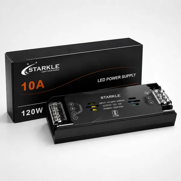 Starkle_DC_LED_Driver_(SMPS)_|_Constant_Voltage_Power_Supply_for_Indoor_LED_Strip_Lights_|_Aluminium_Body_|_BIS_Approved_|_(1-Year_Warranty)