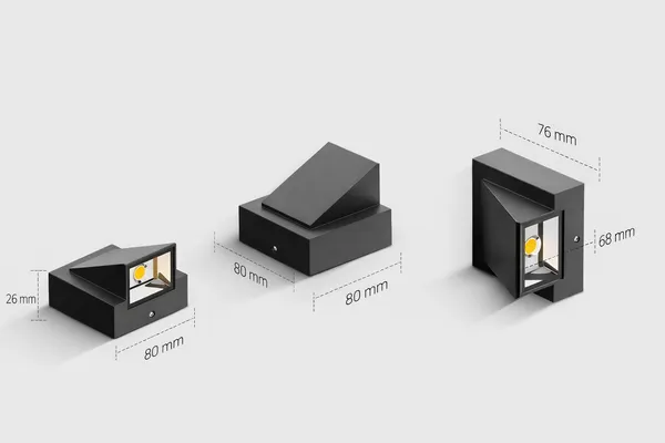 Starkle_Half-K_LED_Wall_Light_|_Outdoor_Decorative_Wall_Lamp_|_IP65_Waterproof_|_Warm_White_3000K