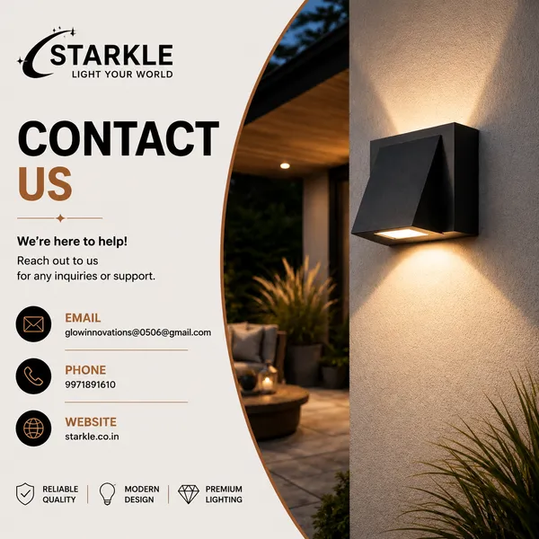 Starkle_Half-K_LED_Wall_Light_|_Outdoor_Decorative_Wall_Lamp_|_IP65_Waterproof_|_Warm_White_3000K