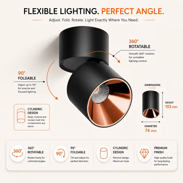 Starkle_Orbit_Pro_COB_Spotlight_|_3CCT_Adjustable_Surface_Spotlight_|_360°_Rotatable_&_90°_Foldable