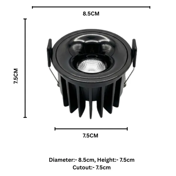 Black_Body_LED_COB_Spot_Light