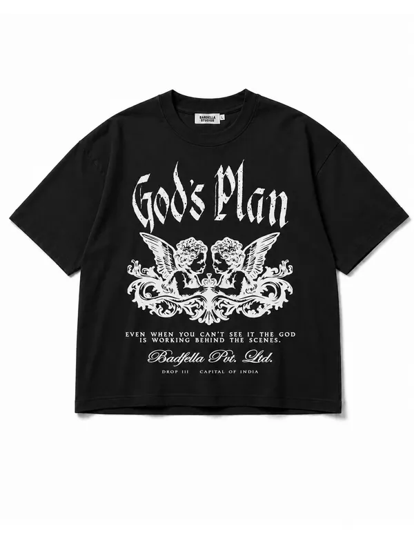 GODS_PLAN_Unisex_oversized_tshirt