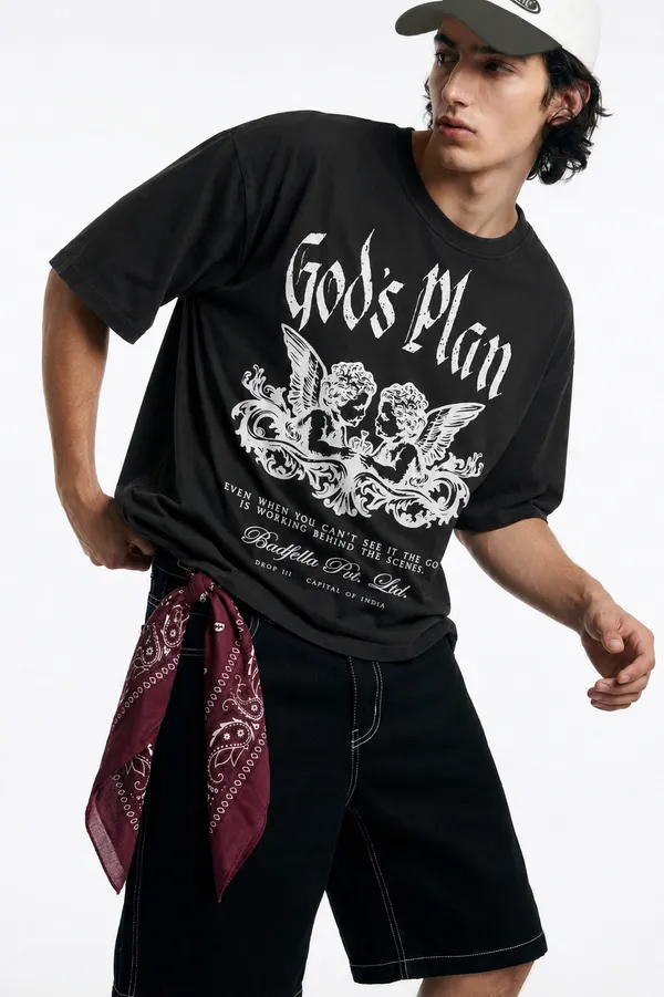 GODS_PLAN_Unisex_oversized_tshirt
