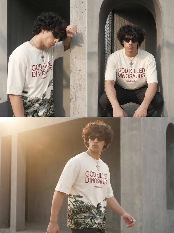 GOD_kILLED_DINO_TEE