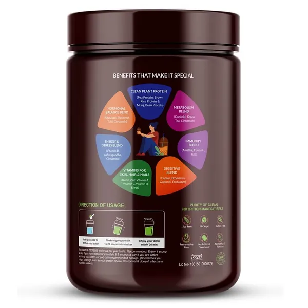 Women_Clean_Plant_Protein_With_Ayurvedic_Herbs_25_Natural_Herbs_Vitamins_Minerals