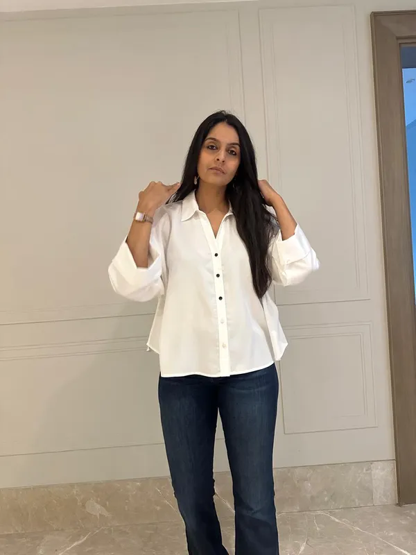 White_Aura_Relaxed_Cotton_Shirt_For_Women