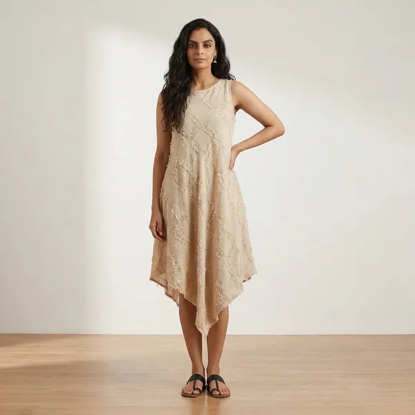 Earthy_Charm_Cotton_Dress_For_Women
