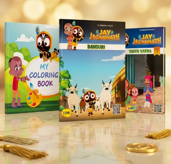 Comics_Book_Tirth_Yatra_+__Comics_Book_Bansuri_+_Coloring_Book
