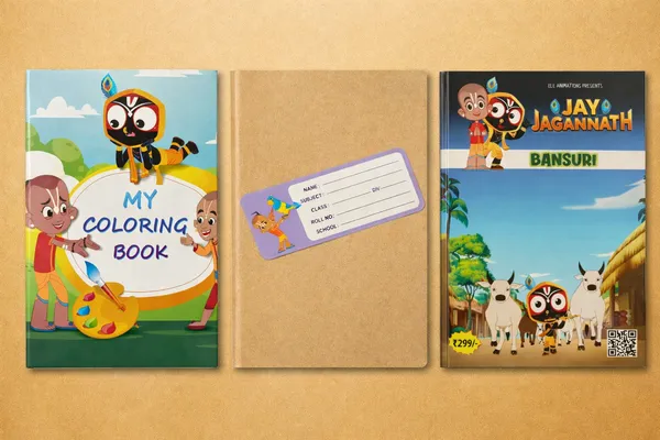 Comics_Book_Bansuri_+_Notebook_Labels_(7_Sheets)_+_Coloring_Book