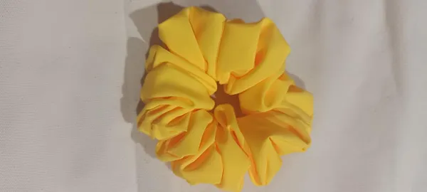 Yellow_Elastic_And_Polyester_Premium_And_Elegant_Hair_Scrunchie_For_Women