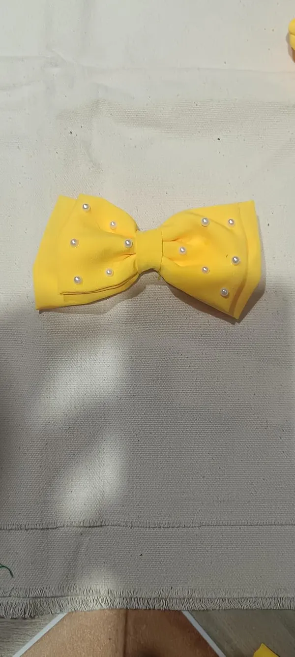 Yellow_Satin_Premium_And_Elegant_Hair_Bow_Clip_For_Women