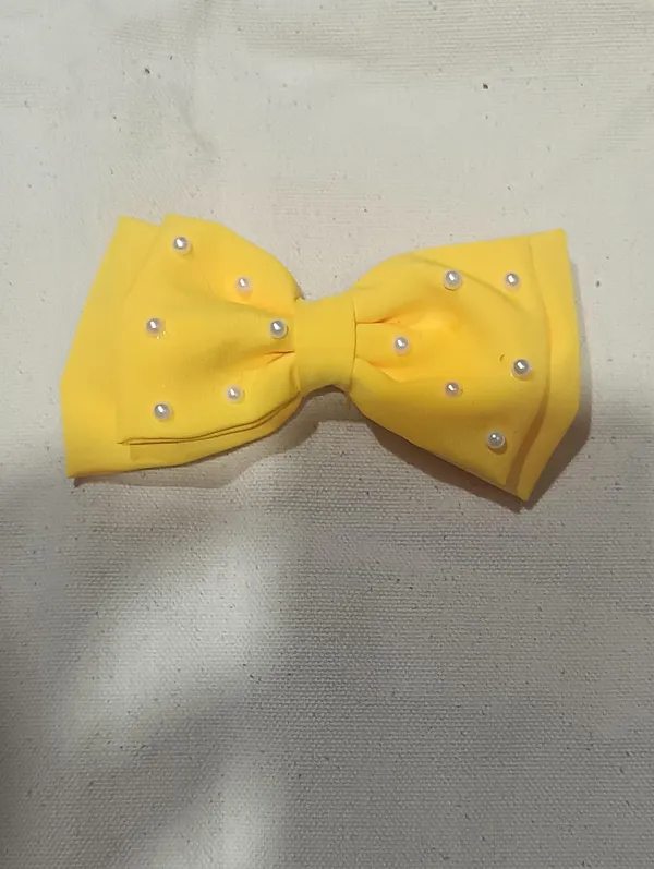 Yellow_Satin_Premium_And_Elegant_Hair_Bow_Clip_For_Women