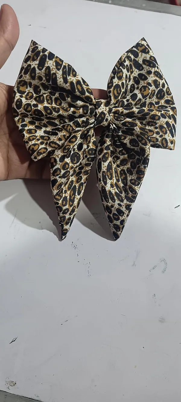 Grey_Satin_Premium_And_Elegant_Hair_Bow_Clip_For_Women