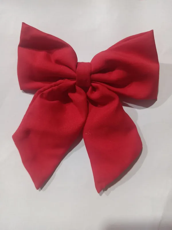 Red_Polyester_Premium_And_Elegant_Bow_For_Women