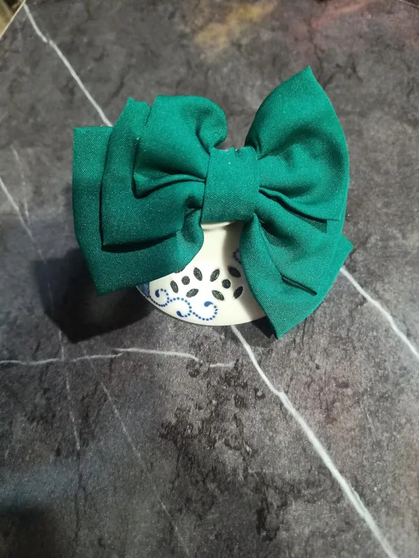 Green_Satin_Premium_And_Elegant_Hair_Bow_Clip_For_Women