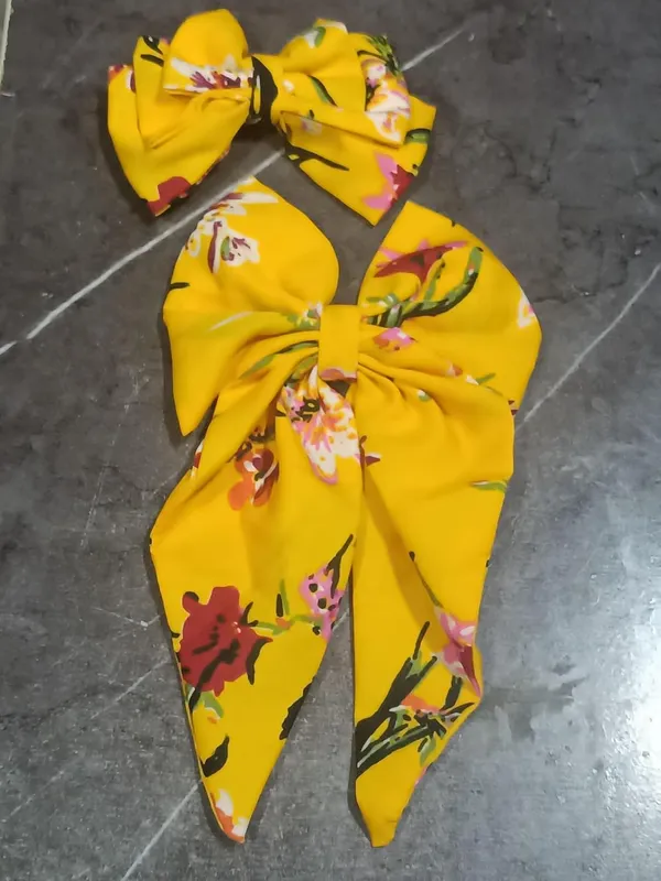 Yellow_Satin_Premium_And_Elegant_Hair_Bow_For_Women_(Pack_fo_3)