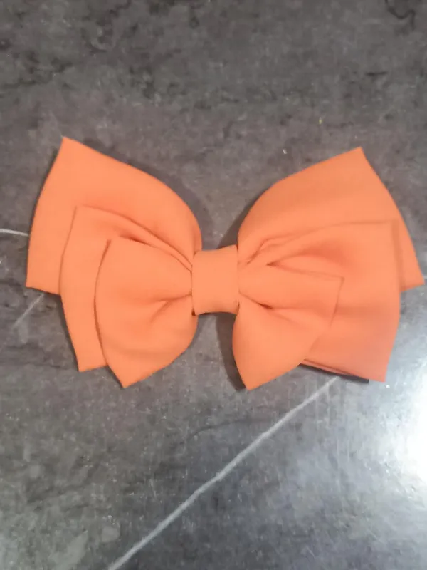 Orange_Satin_Premium_And_Elegant_Hair_Bow_For_Women_(Pack_of_3)