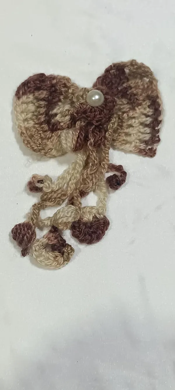 Brown_And_Beige_Woolen_Premium_And_Elegant_Hair_Accessory_For_Women
