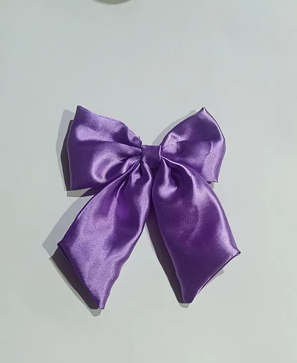 Blue_Satin_Premium_And_Elegant_Hair_Bow_For_Women