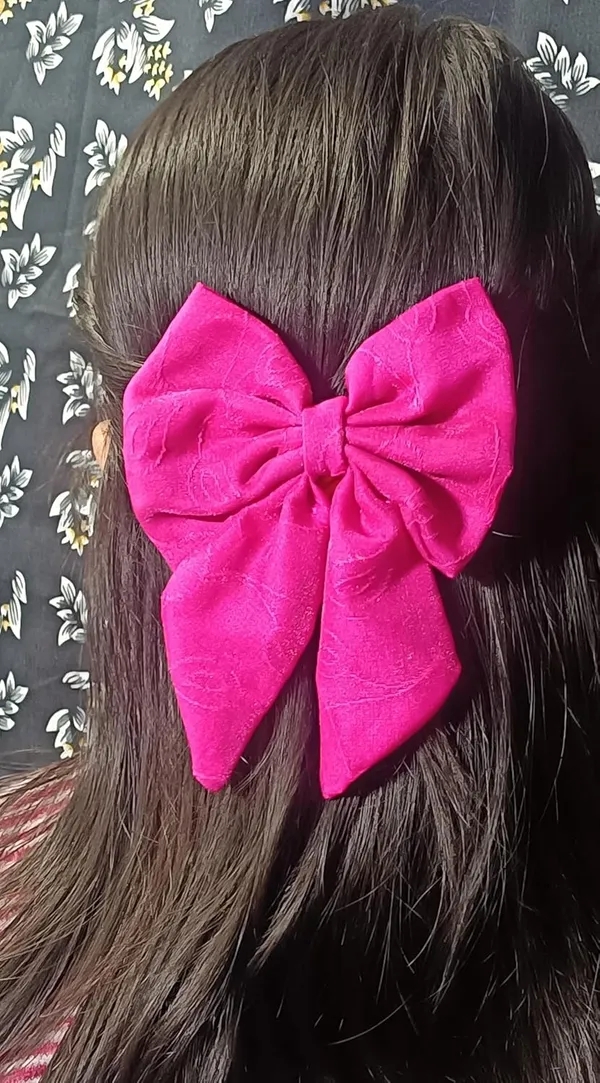 Green_Satin_Premium_And_Elegant_Hair_Bow_Clip_For_Women_(Pack_of_3)