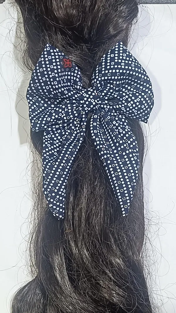 Blue_Satin_Premium_And_Elegant_Hair_Bow_For_Women
