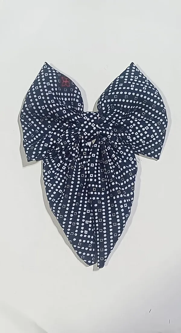 Blue_Satin_Premium_And_Elegant_Hair_Bow_For_Women