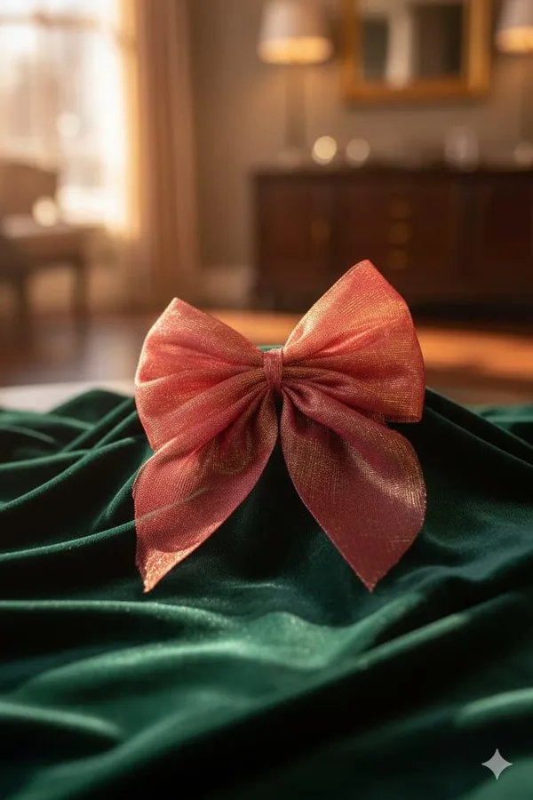 Green_Satin_Premium_And_Elegant_Hair_Bow_Clip_For_Women