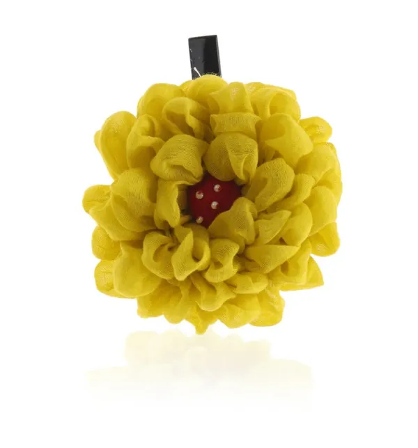 Yellow_Satin_Premium_And_Elegant_Hair_Bow_Clip_For_Women