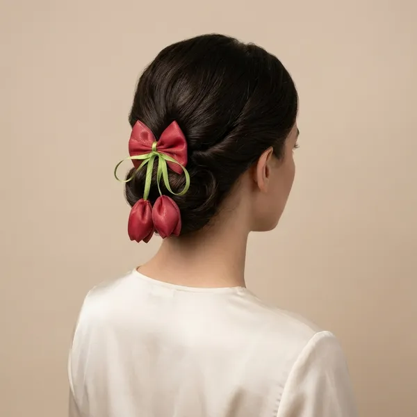 Green_Satin_Premium_And_Elegant_Hair_Bow_Clip_For_Women