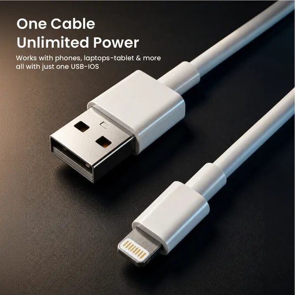 Eliide_Eld-11T_Usb_To_Ios_Cable_20W_4A_Fast_Charging_1M