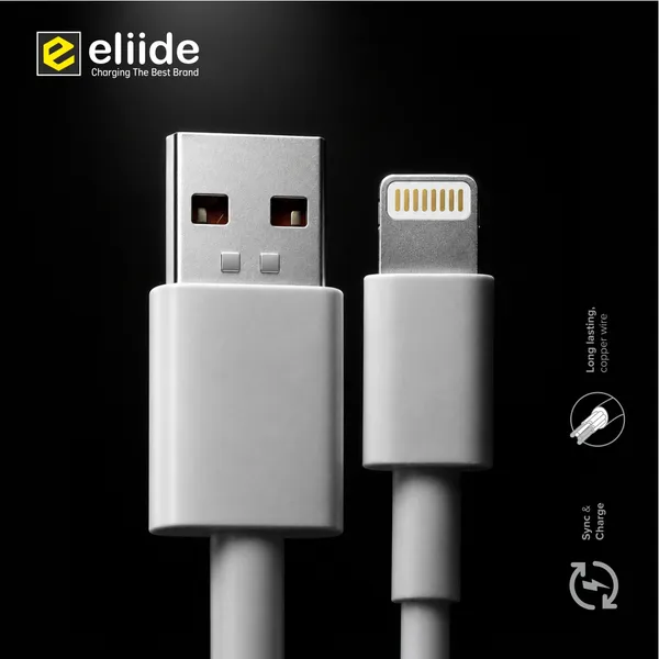 Eliide_Eld-11T_Usb_To_Ios_Cable_20W_4A_Fast_Charging_1M