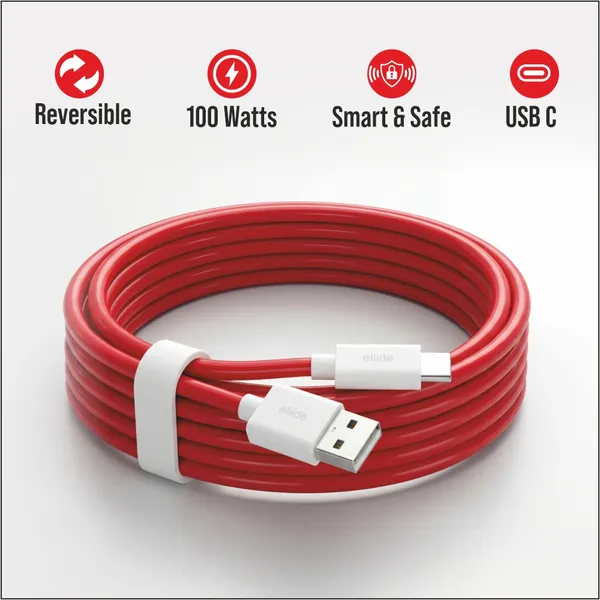Eliide_Eld-12T_Usb_To_Type-C_Cable_100W_6A_Fast_Charging_1M