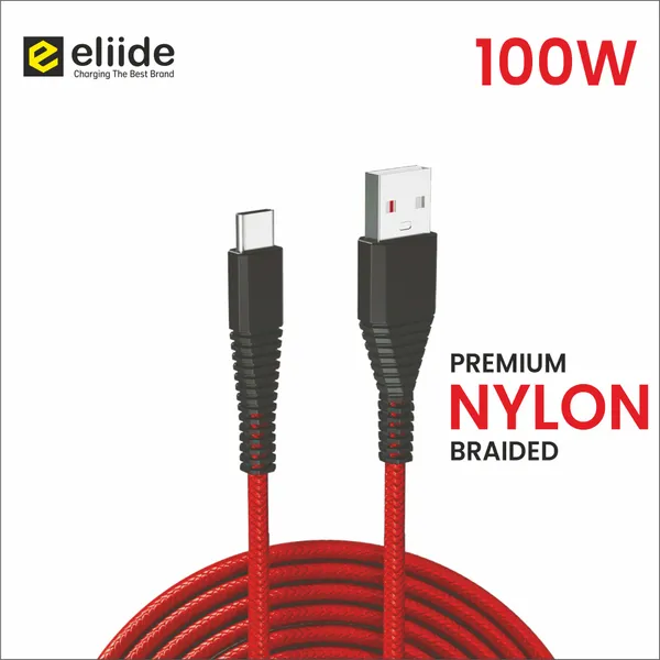 Eliide_Eld-18T_Usb_To_Type-C_100W_Fast_Charging_Cable_1M