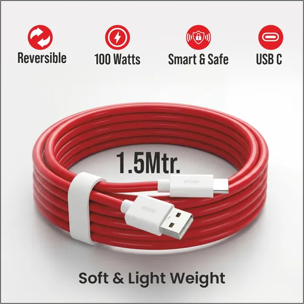 Eliide_Eld-20T_Usb_To_Type-C_100W_Fast_Charging_Cable_1M