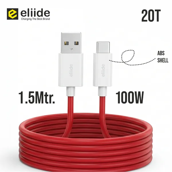 Eliide_Eld-20T_Usb_To_Type-C_100W_Fast_Charging_Cable_1M